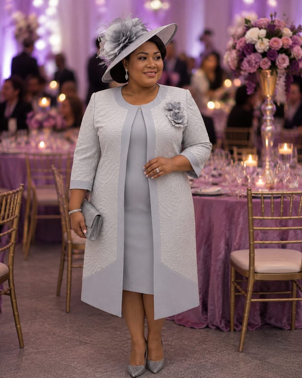 Silver Coat & Dress Set — G & I Designs Boutique